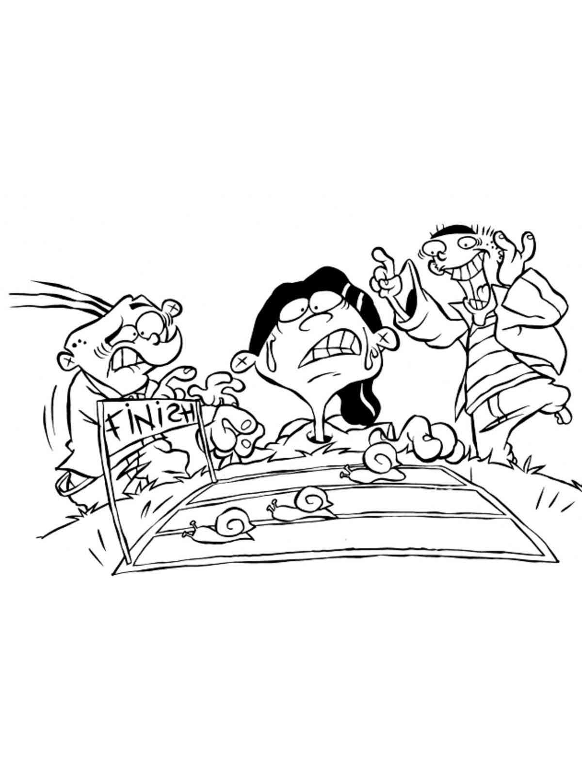 Ed, Edd n Eddy coloring pages