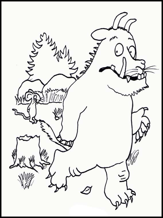 Coloring Pages The Gruffalo 1