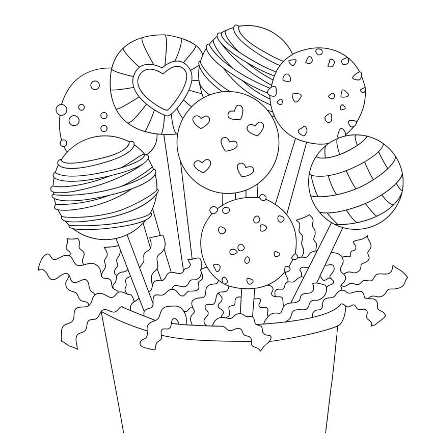 Sweets Coloring Pages - Free coloring pages | WONDER DAY — Coloring pages  for children and adults