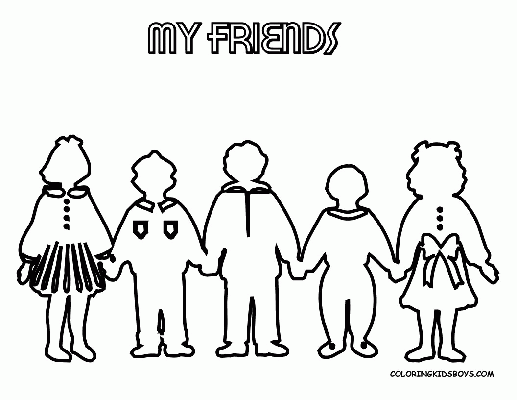 Peace and Friendship Printable Coloring Pages | Best Coloring Page ...
