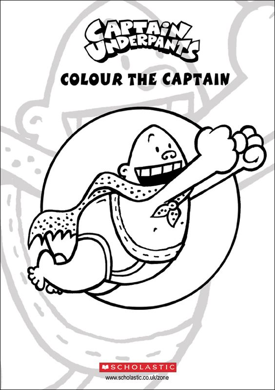 Captain Underpants Coloring Page
