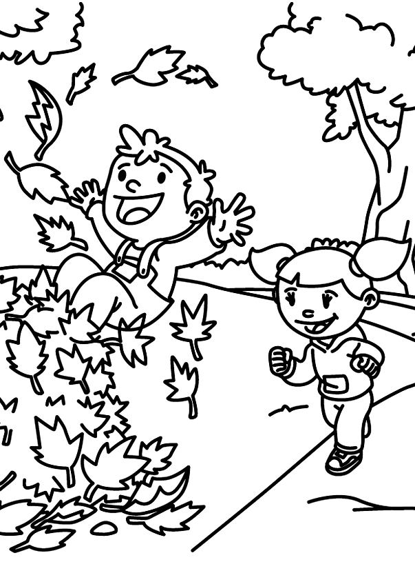 Fall Coloring Pages and Sheet | Hobby Shelter