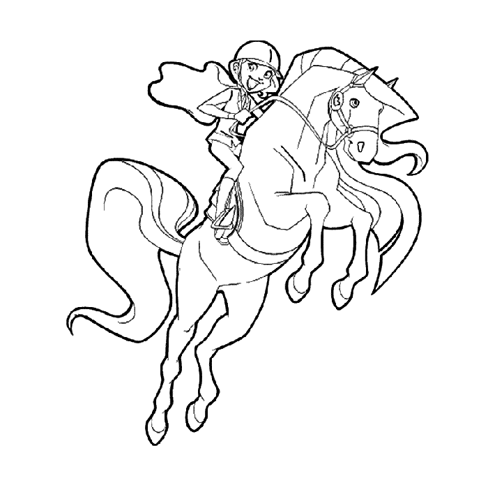 horse land Colouring Pages (page 3)