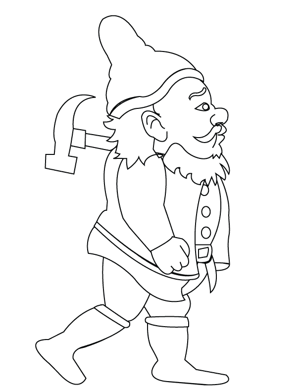 Coloring Pages - Dwarf7