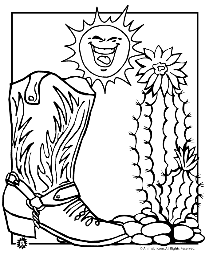 cowboy coloring pages 7 cowboy coloring pages | Inspire Kids
