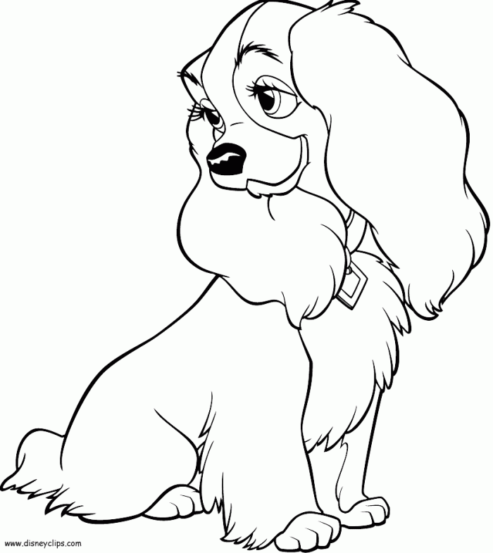 Lady And The Tramp 2 Coloring Pages