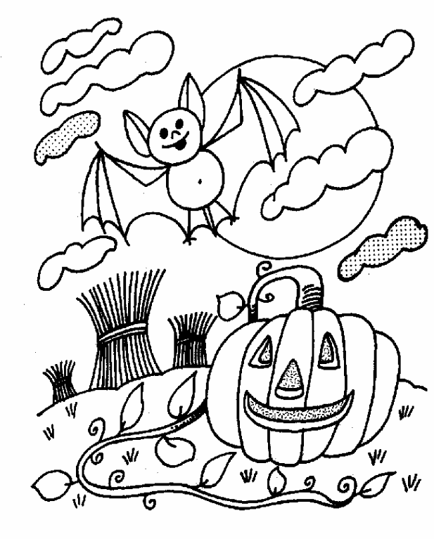 Kids Coloring Pages Halloween - Free Coloring Pages For Kids