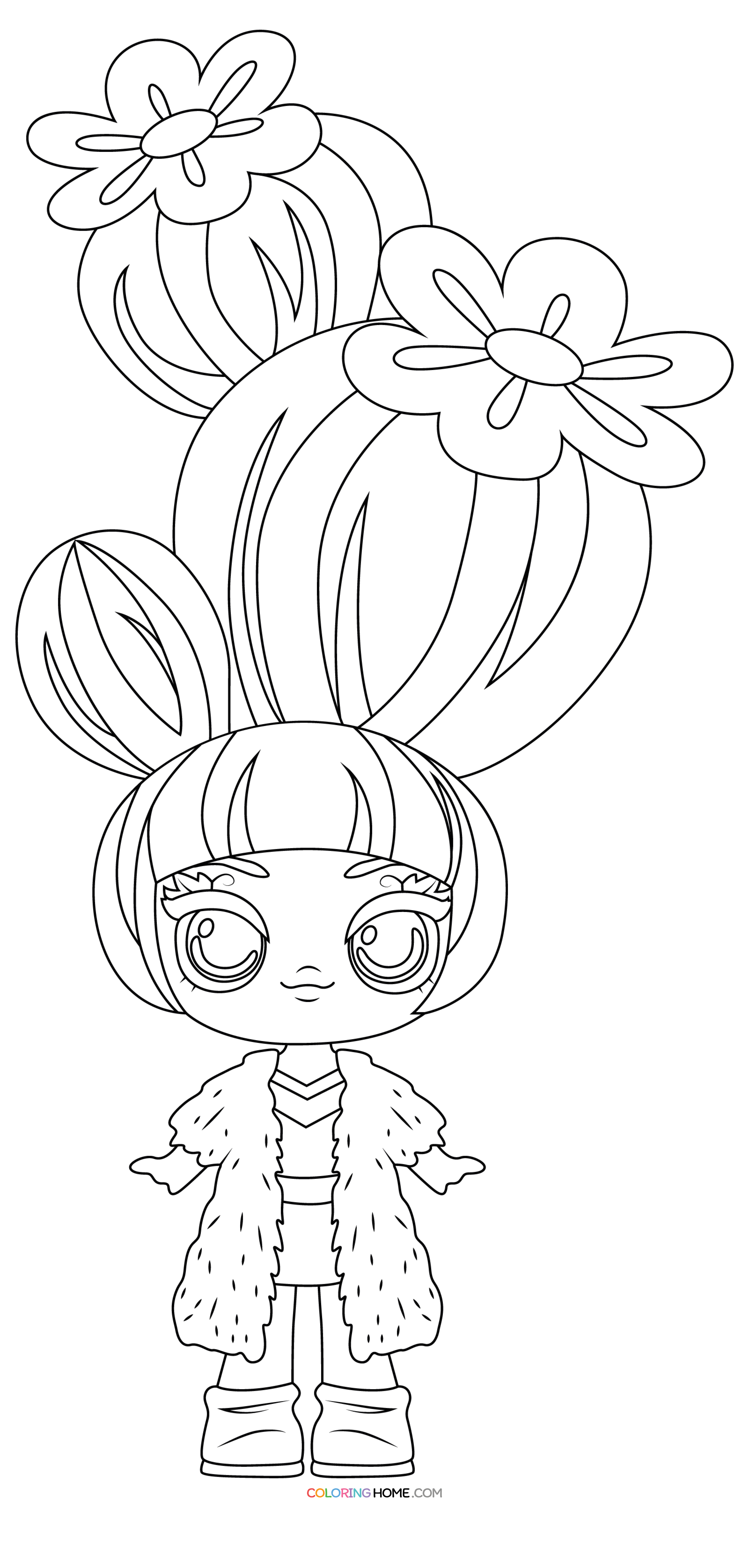 Blume dolls coloring page