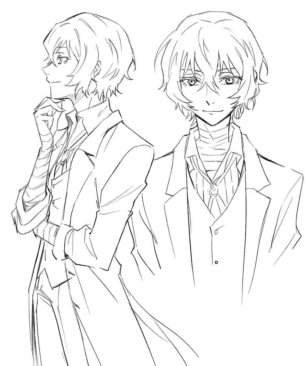 Bungou Stray Dogs coloring pages ...