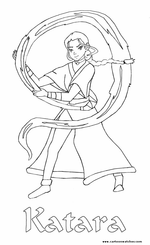 Katara playing with water coloring page | Avatar the last airbender art,  Avatar the last airbender funny, Coloring pages