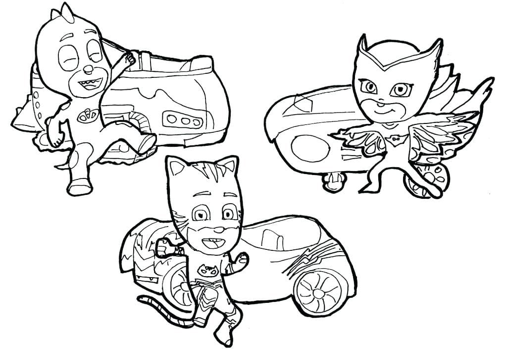 PJ Masks coloring pages. Print for free | WONDER DAY