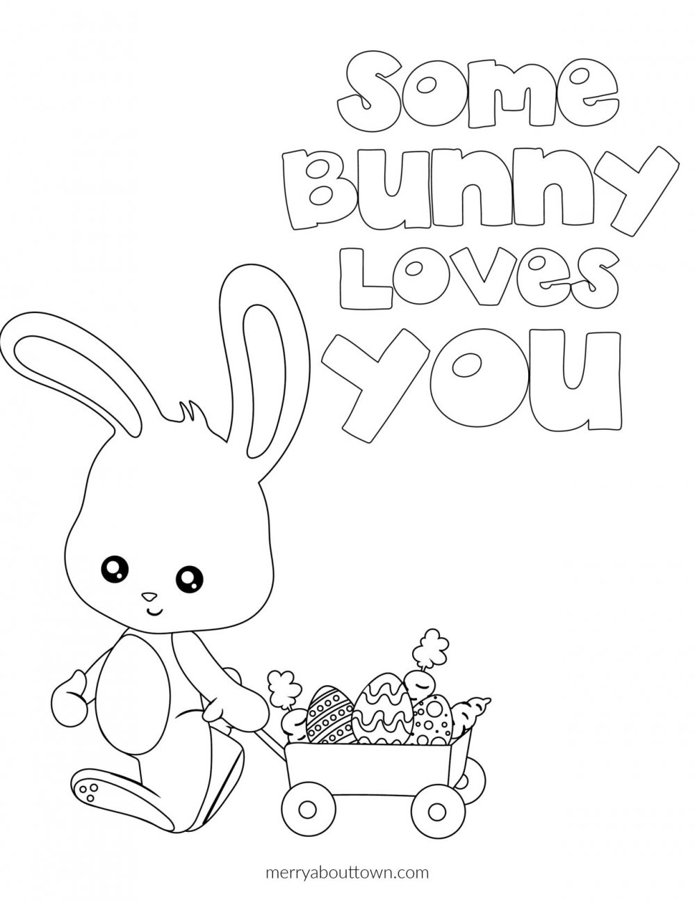 Free Easter Printable Coloring Pages - Merry About Town