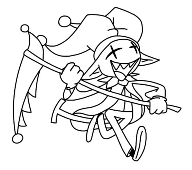 i drew a jevil : r/Deltarune
