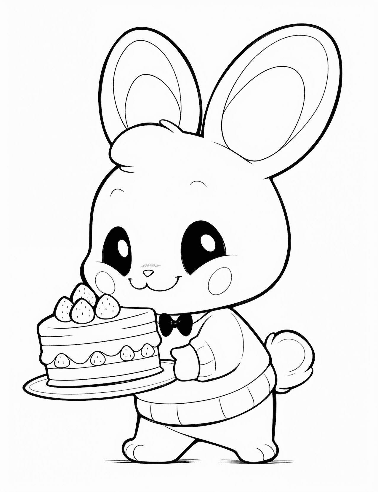 44 Cute Bunny Coloring Pages For Kids ...