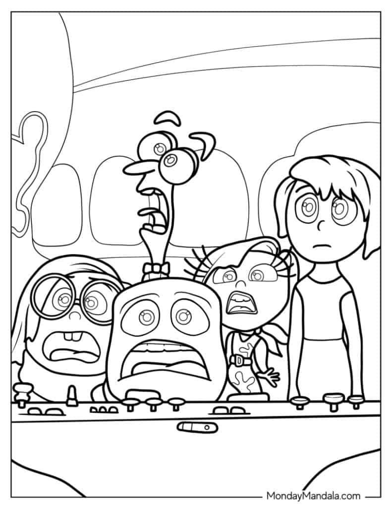 18 Inside Out Coloring Pages (Free PDF ...