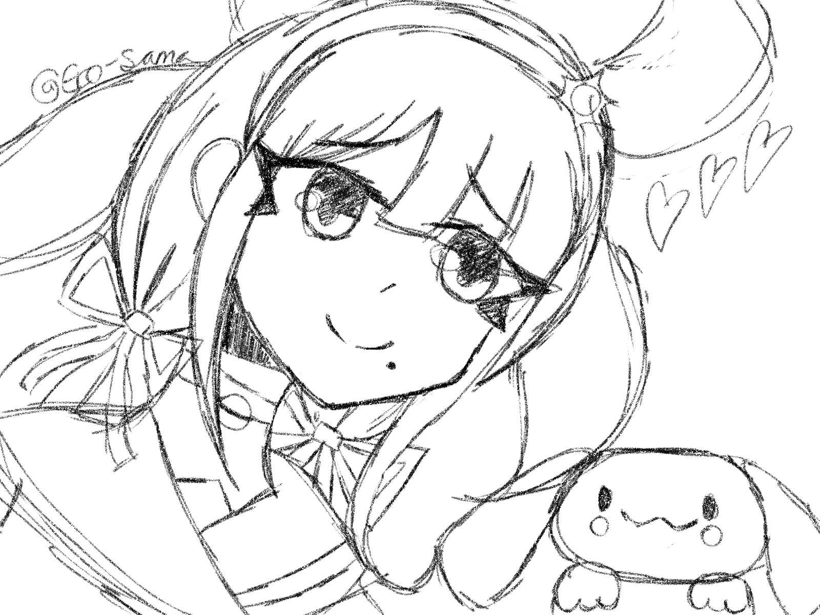 Tenko with a uwu plushie (WHY IS IT SO ...