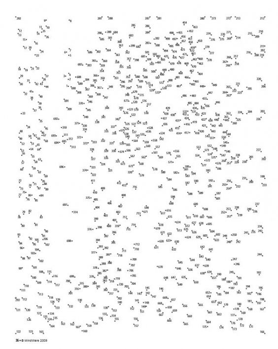 Extreme Dot To Dot Free Printable posted by Samantha Sellers