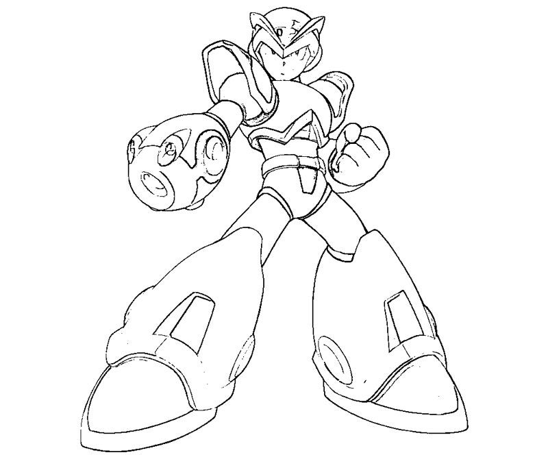 Mega Man Coloring Pages posted by Ryan Sellers