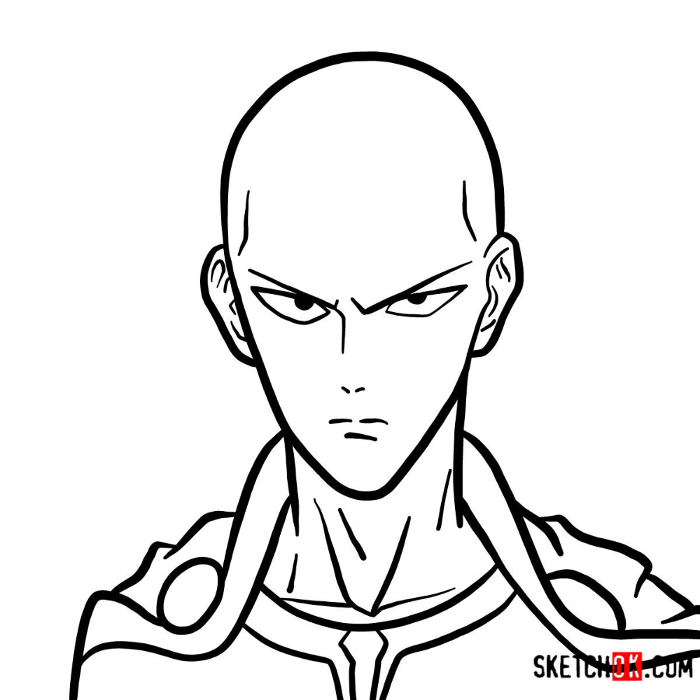 Photos One Punch Man Anime Face Saitama Gif - doraemon | One punch man  anime, One punch man, One punch