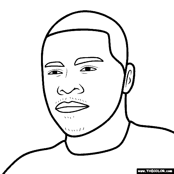 DaBaby coloring page