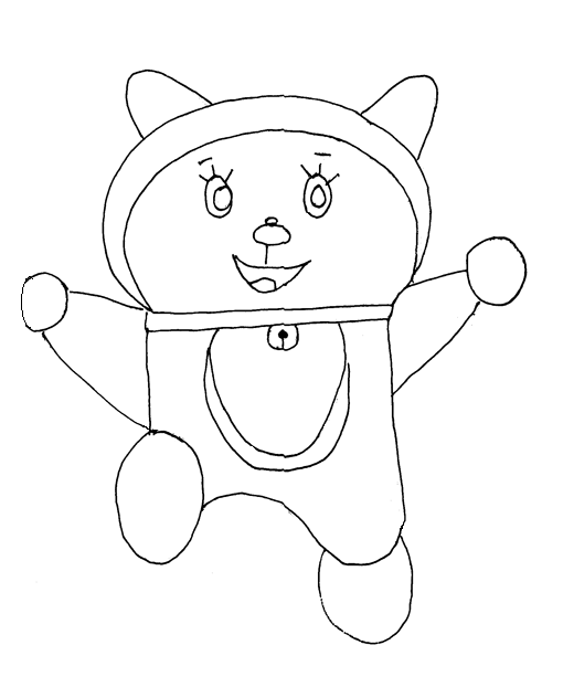 Doraemon printable coloring page for kids 3