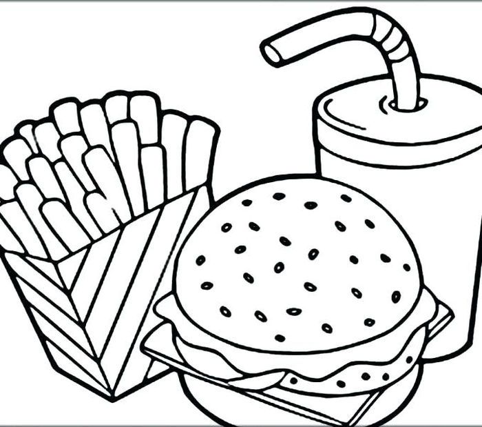 The Delicious Pizza Coloring Pages PDF - Coloringfolder.com | Food coloring  pages, Free coloring pages, Cute coloring pages