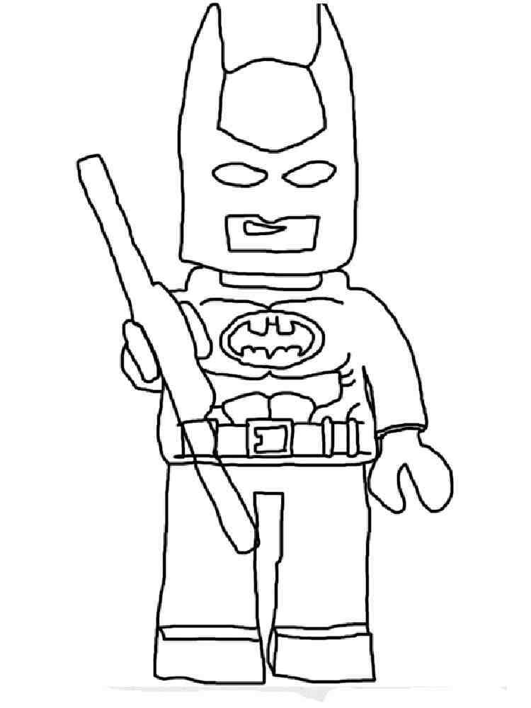 Lego Batman 4 Coloring Page - Free Printable Coloring Pages for Kids