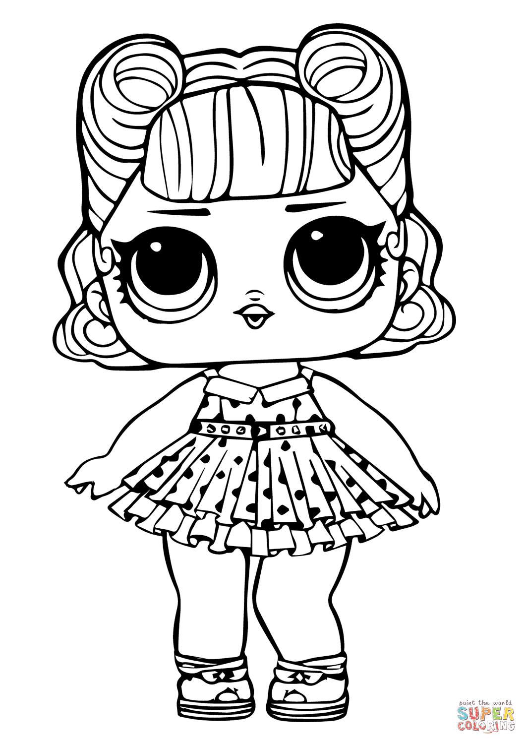 LOL Doll Jitterbug coloring page | Free Printable Coloring Pages