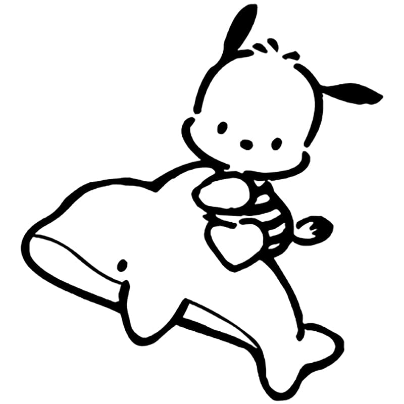 Print Pochacco Coloring Page - Free Printable Coloring Pages for Kids