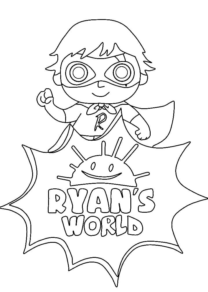 Ryan's World Coloring Pages - Free Printable Coloring Pages for Kids