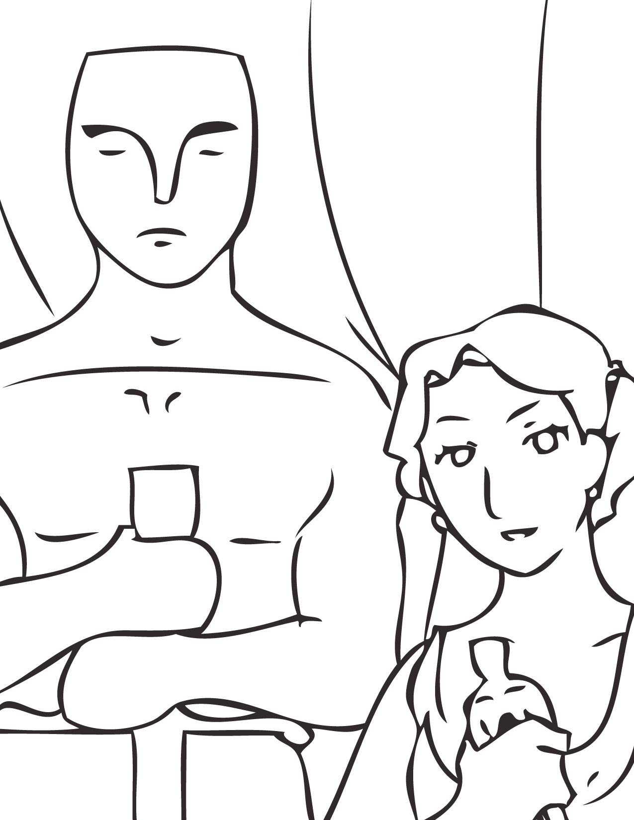 Academy Awards Oscars Coloring Page