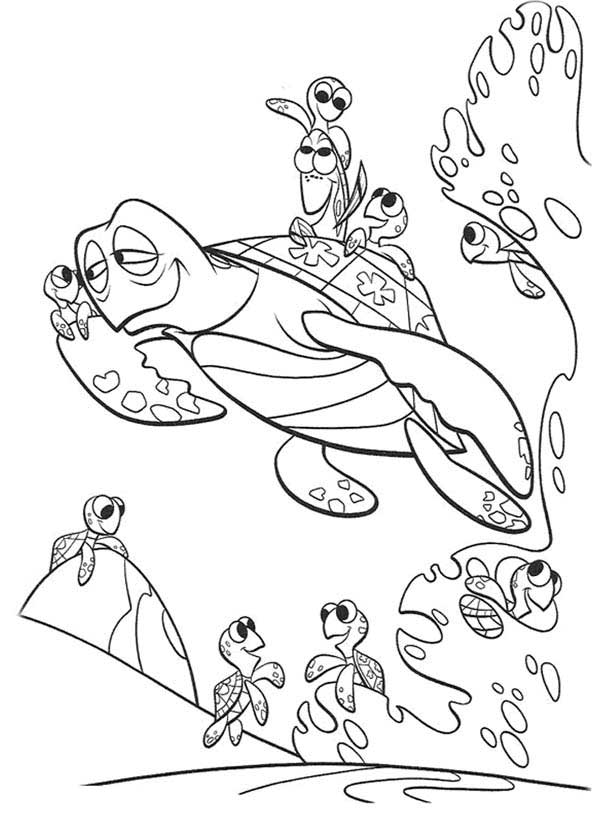 Sea Turtle Family Coloring Page: Sea Turtle Family Coloring Page ...