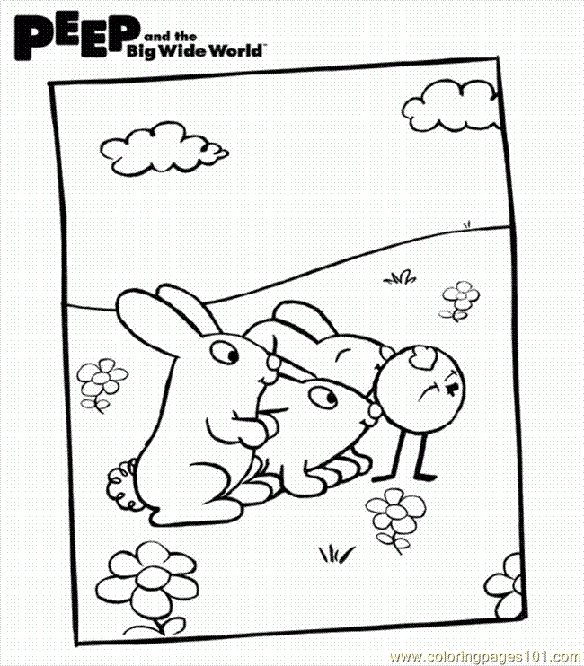 peep Colouring Pages (page 2)