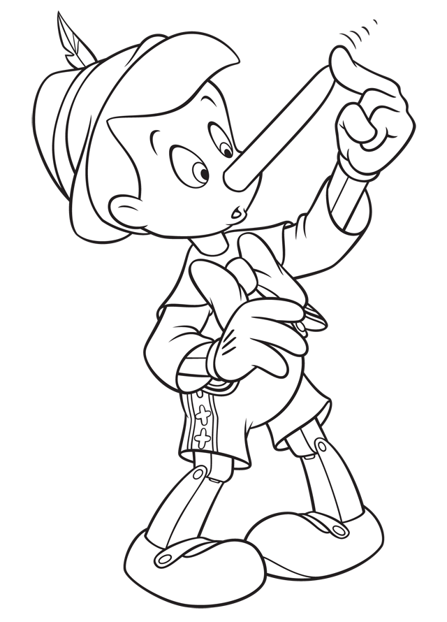 Coloriages Pinocchio