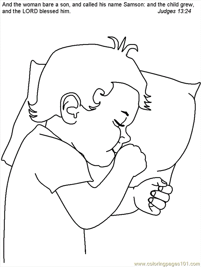 Coloring Pages Samson and Delilah Bible (Peoples > Samson and 