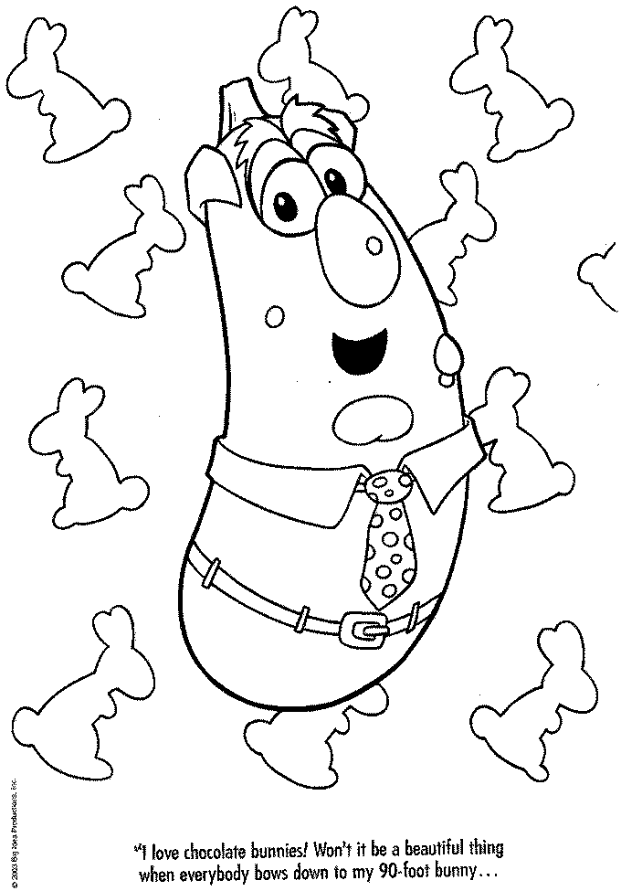 Image 18 Veggie Tales Christian Coloring Pages Coloring Pages