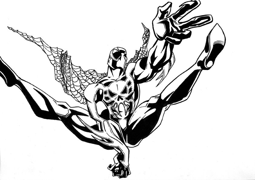 Cartoon Coloring Spider Man Coloring Pages The Amazing Spider Man 