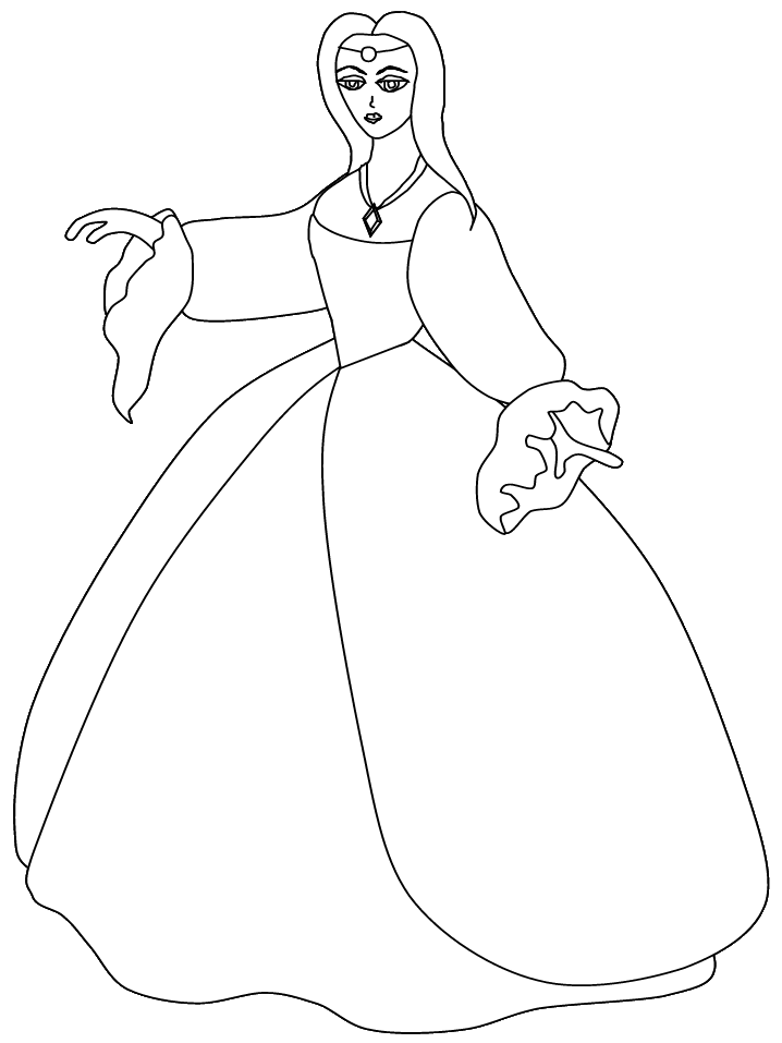 Lady coloring pages | Coloring-