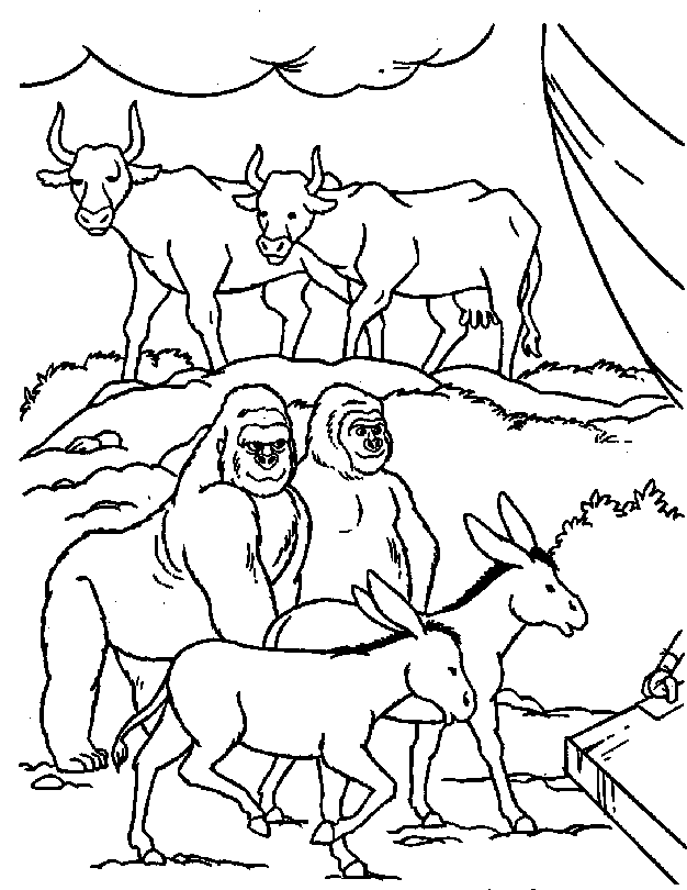 Noah animals coloring pages for kids | coloring pages