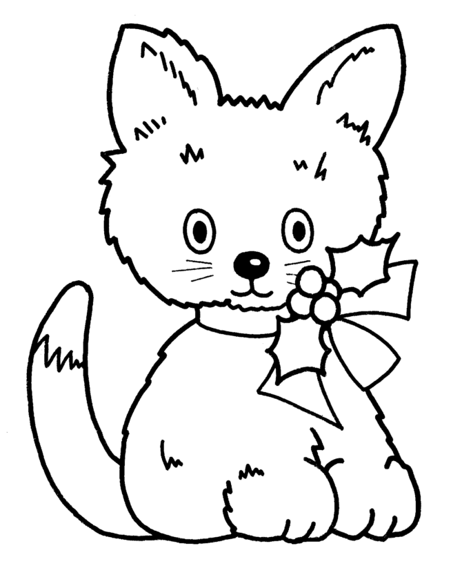 christmas animal coloring pages – 670×820 Coloring picture animal 