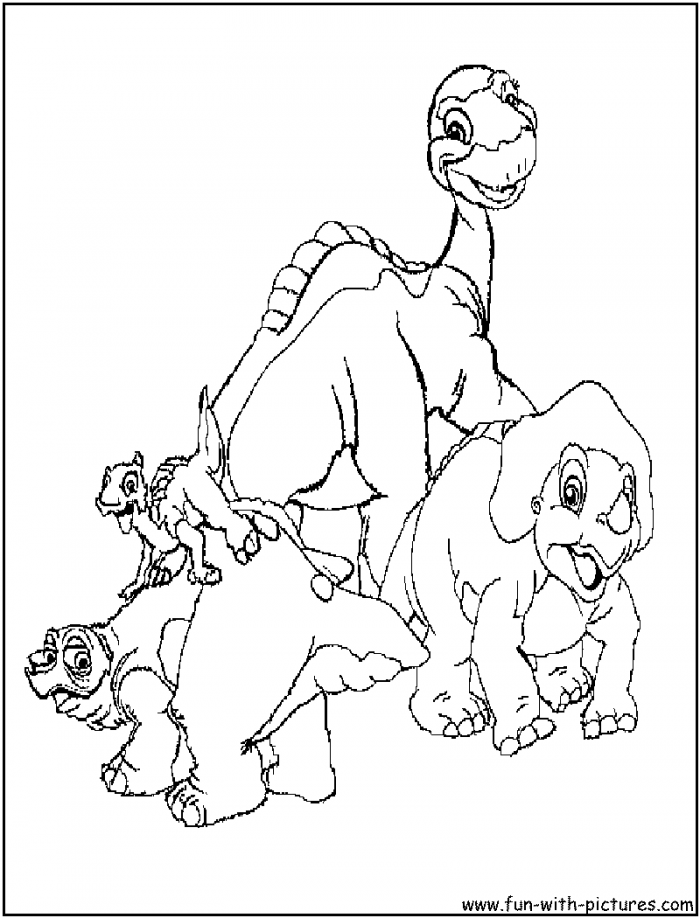 land before time Colouring Pages (page 3)