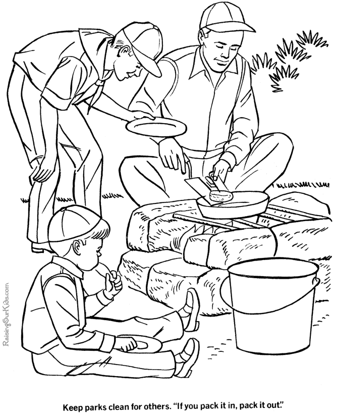 Camping Coloring Pages | Coloring Pages