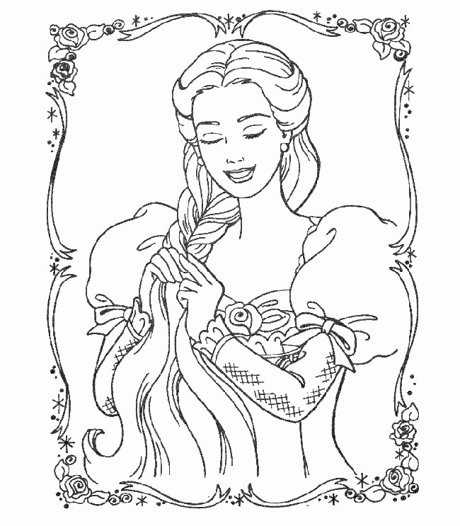 Films Barbie print coloring pages. 20