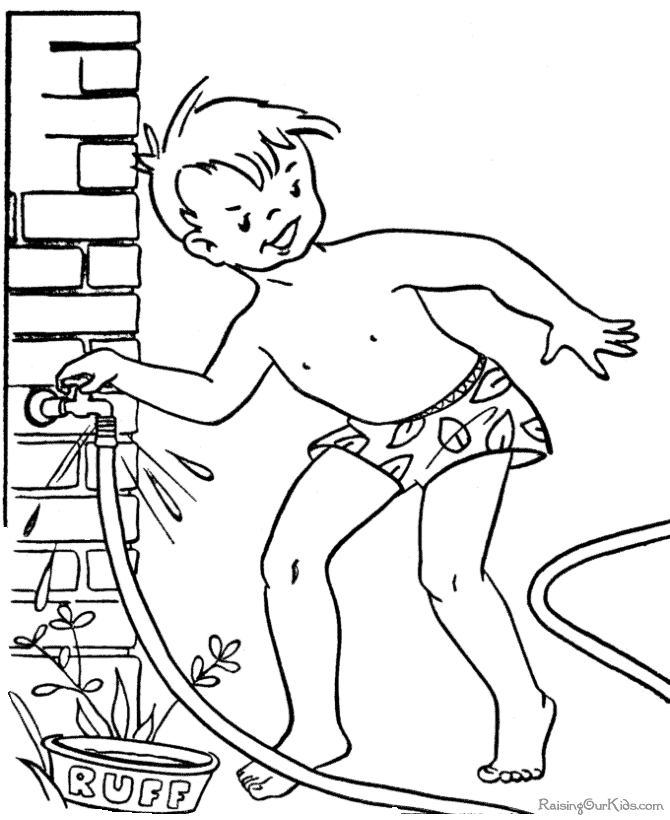 Fun coloring page for kids 018