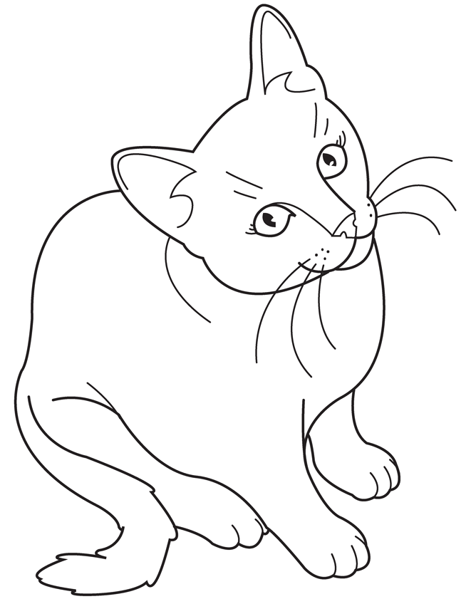 Picture Of A Tiger To Color | Animal Coloring Pages | Kids 