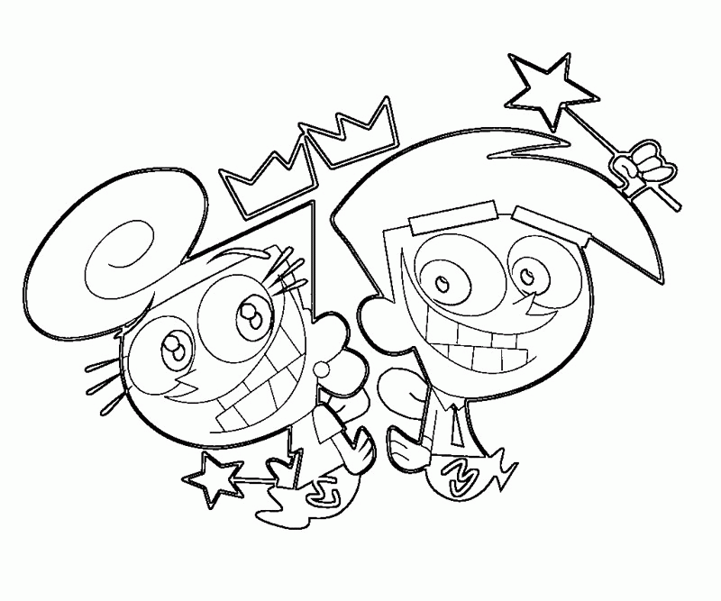 Fairly Odd Parents Coloring Pages Wallpaper HD