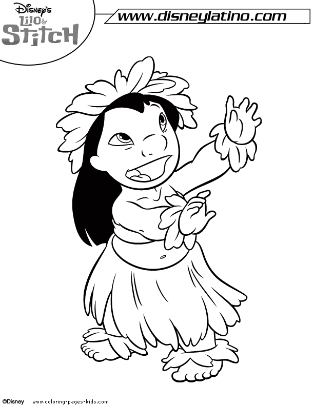 Lilo & Stitch coloring pages - Printable Disney coloring pages for 