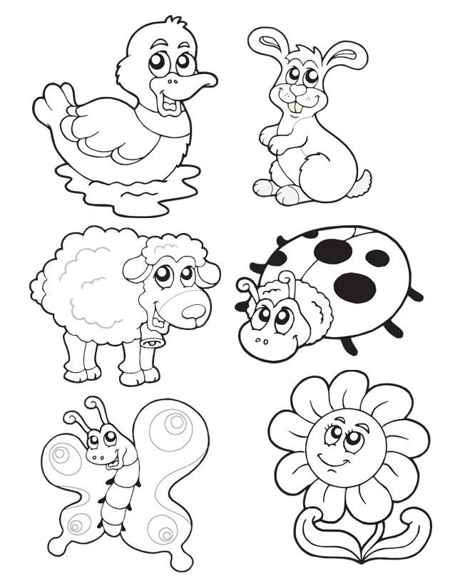 zedulot: spring coloring pages for kids printable