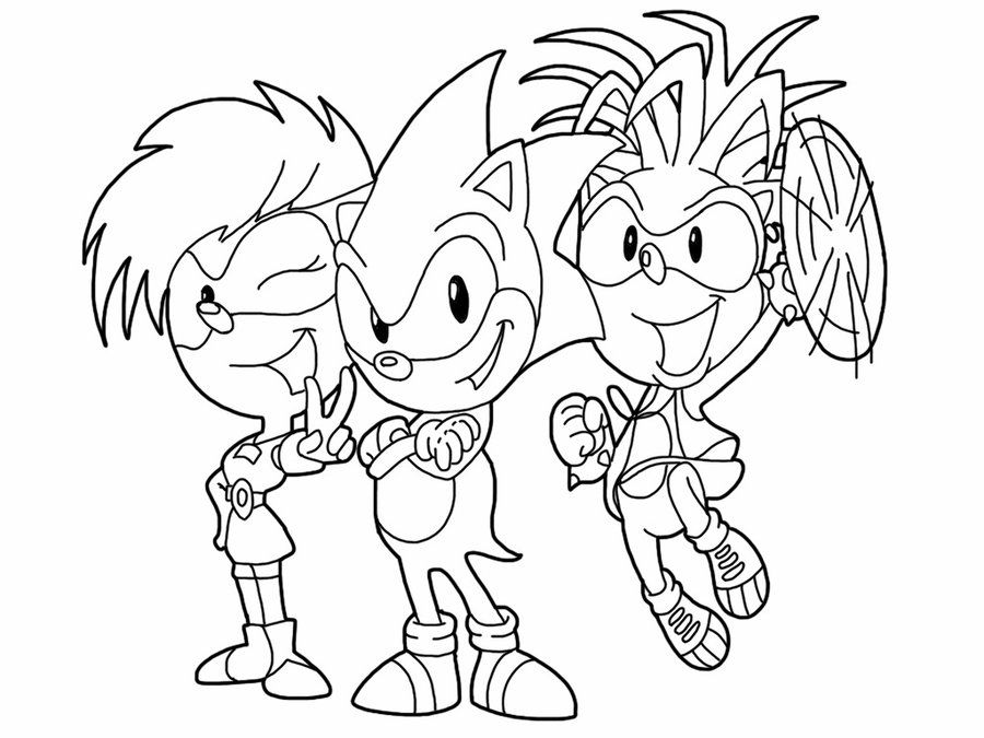 Sonic X Coloring Pages - Free Coloring Pages For KidsFree Coloring 