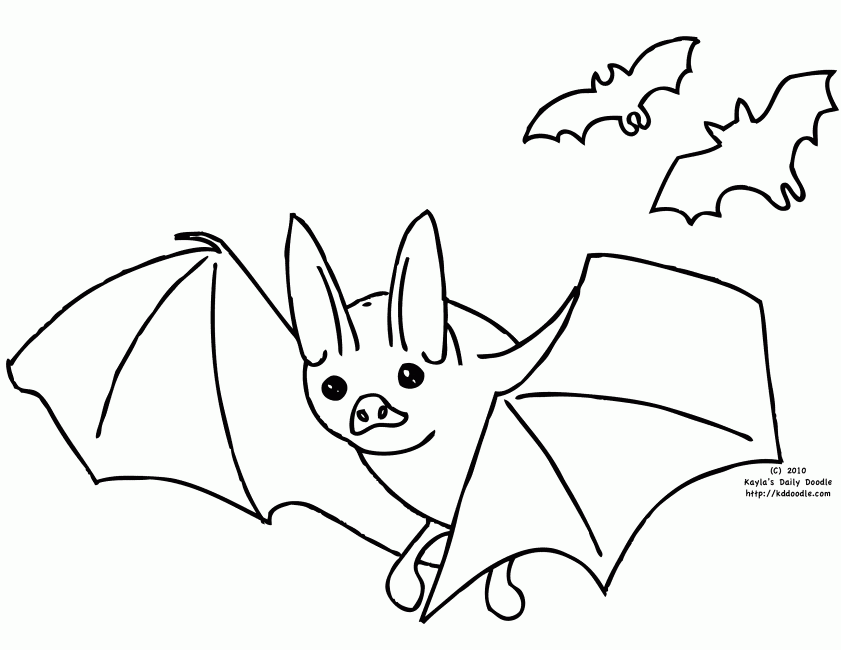 bats stellaluna halloween printable coloring page color